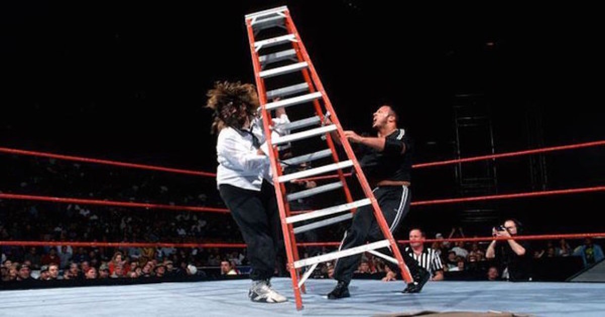 The Rock and Mankind had a brilliant match during Monday Night Raw