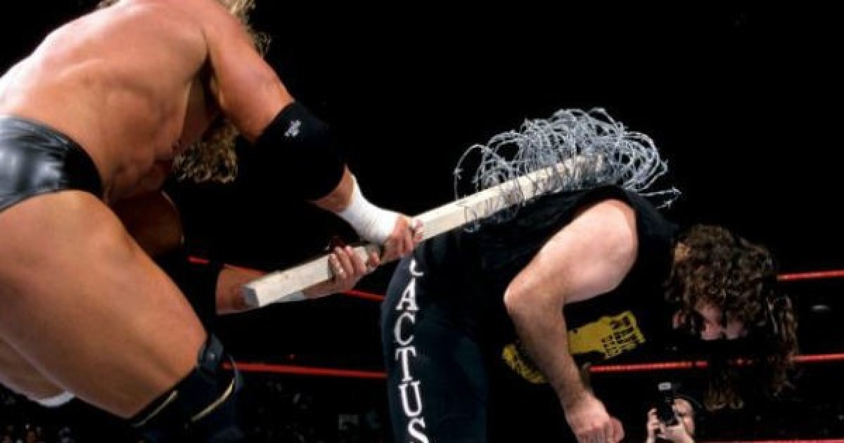 Mick Foley and Triple H had an amazing match at the Royal Rumble in 2000