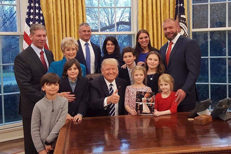 The McMahon Family has strong ties with the Trump administration