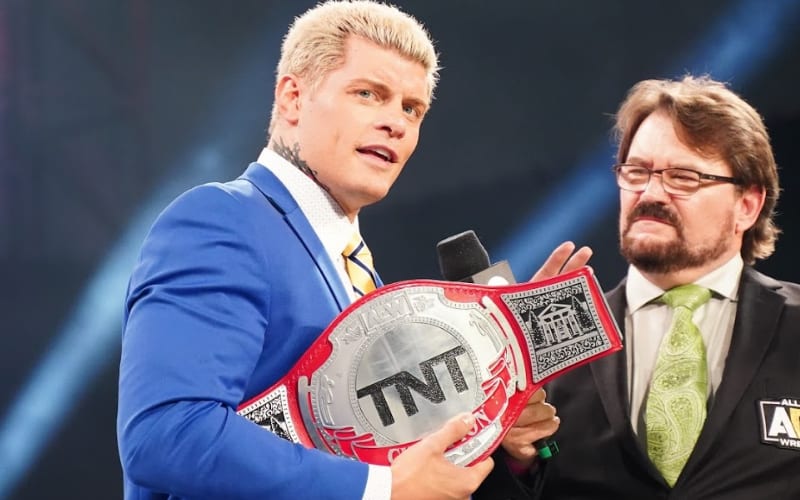 Cody Rhodes already had an impressive title reign