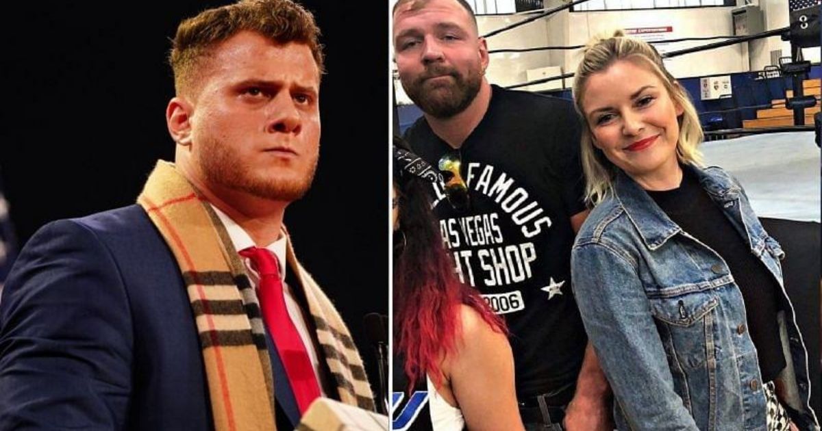 Renee Young, Jon Moxley, and Friedman