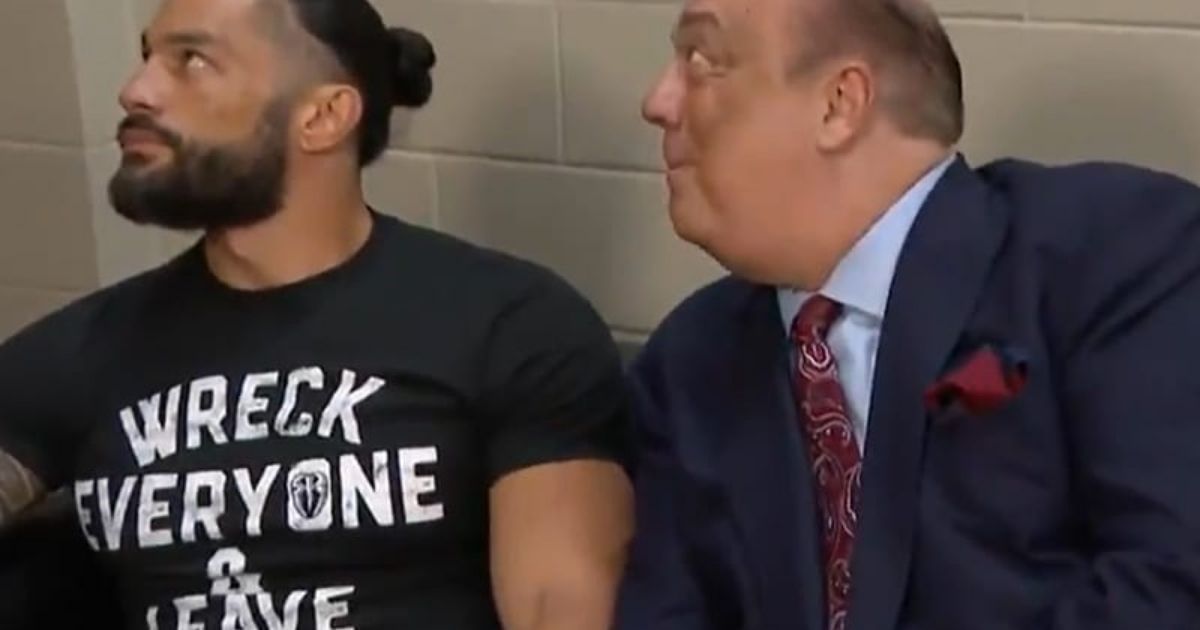 Roman Reigns and Paul Heyman in the WWE