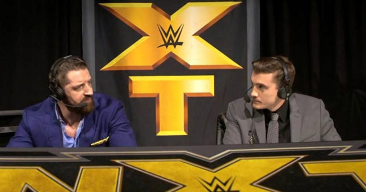 Wade Barrett as NXT commentator
