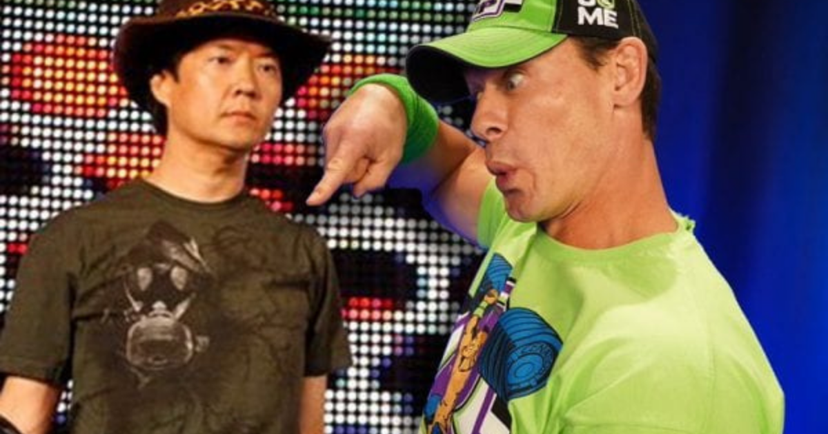Ken Jeong was influenced by John Cena, Bobby Heenan, and Kurt Angle