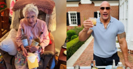 Dwayne Johnson has a special birthday surprise for a 101-year-old fan