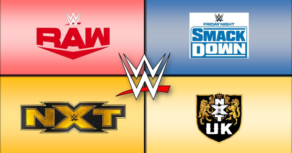 NXT, Raw, SmackDown, NXT UK