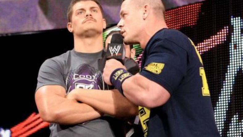 Cody Rhodes and John Cena