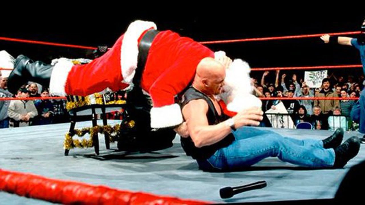 WWE Santa Claus Moments