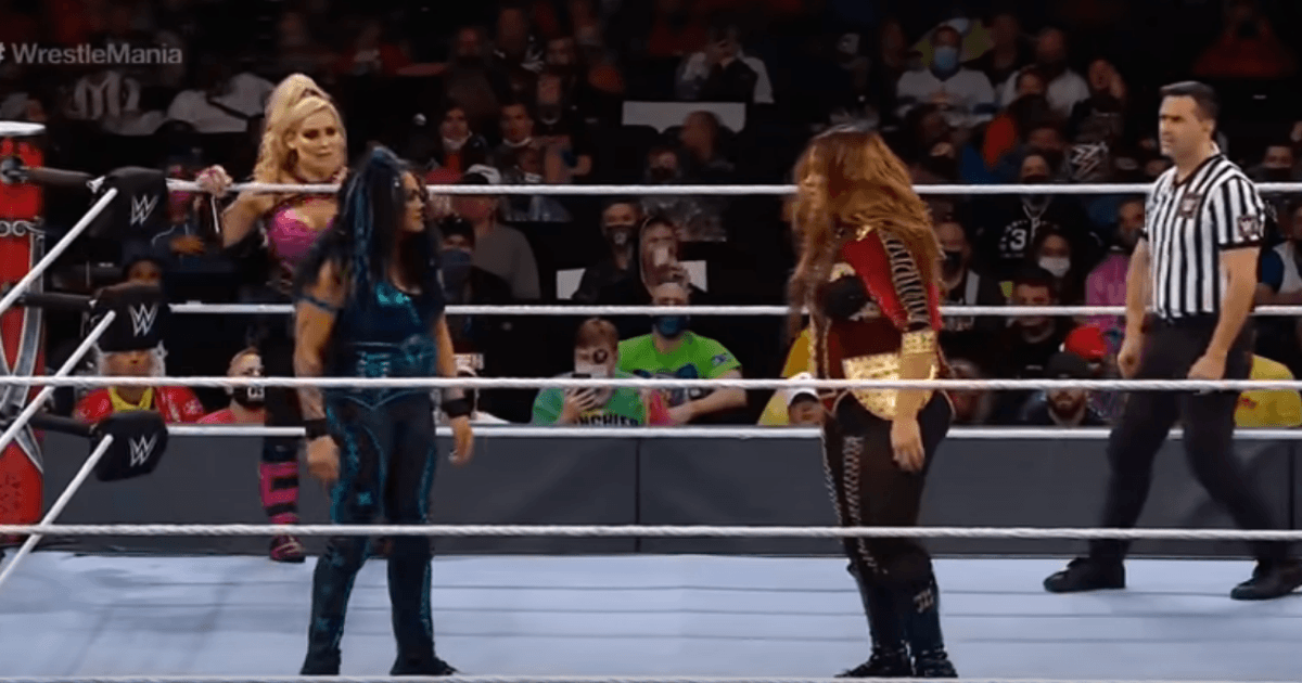 Tamina enjoys great fan support at WWE WrestleMania