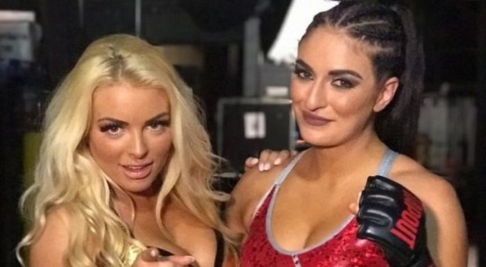 Sonya Deville and Mandy Rose