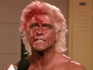 Image result for ric flair bleeding