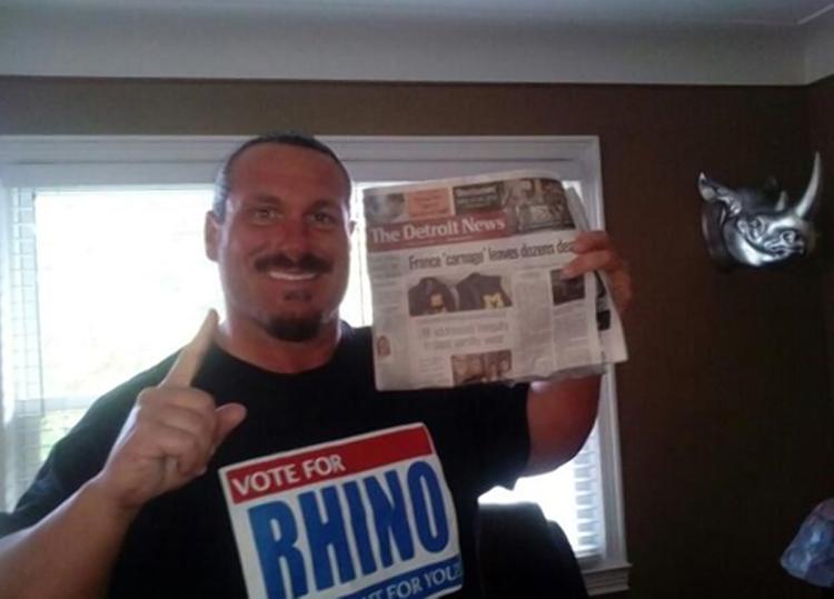 Image result for WWE Rhyno runs for state rep