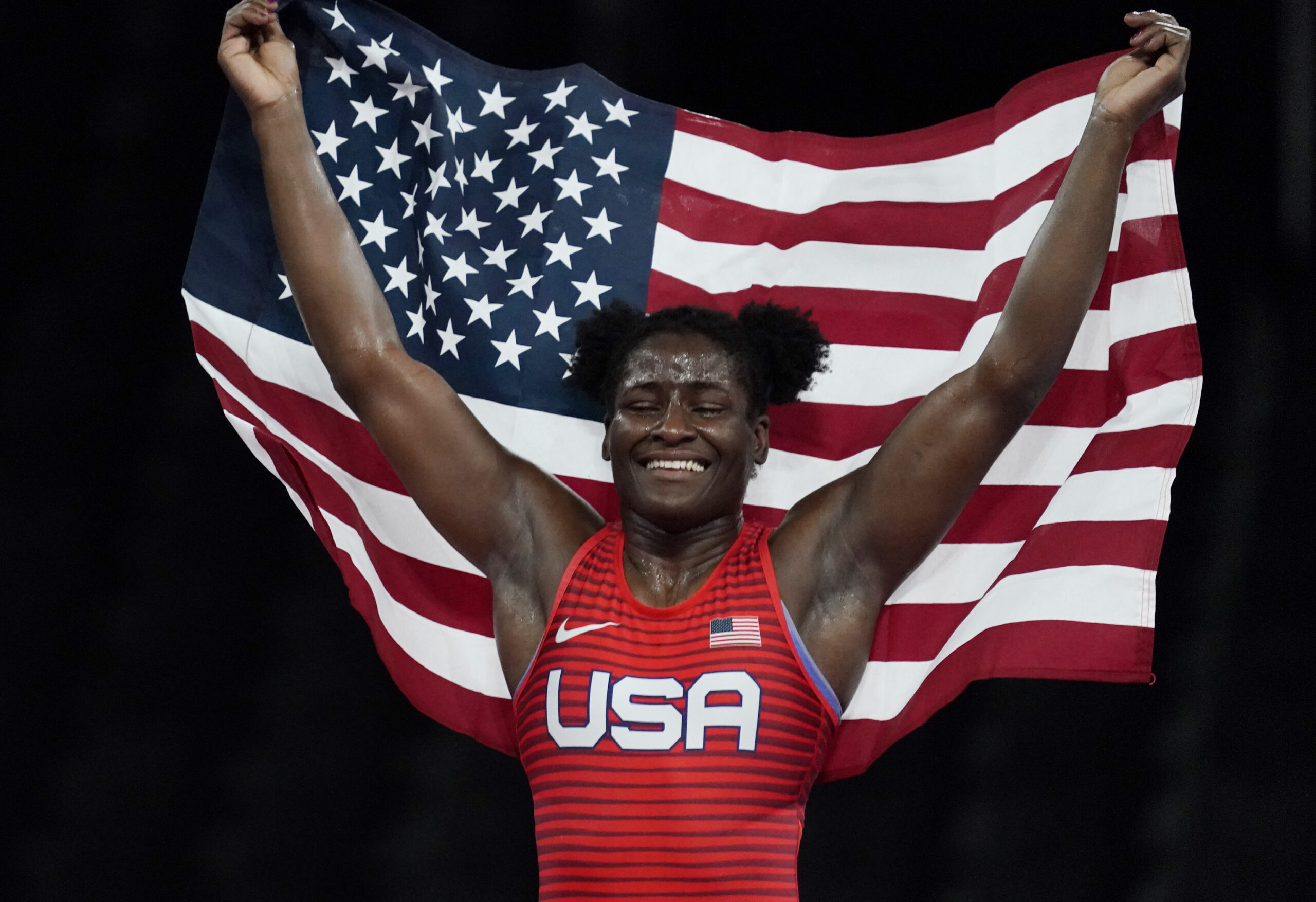 WWE Signs 2021 Olympic Gold Medalist Tamyra Mensah-Stock 