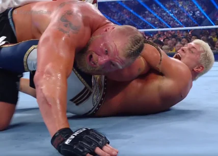 Brock Lesnar Injured During SummerSlam Match
