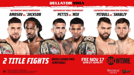 Bellator 301 With Two Title Fights In November