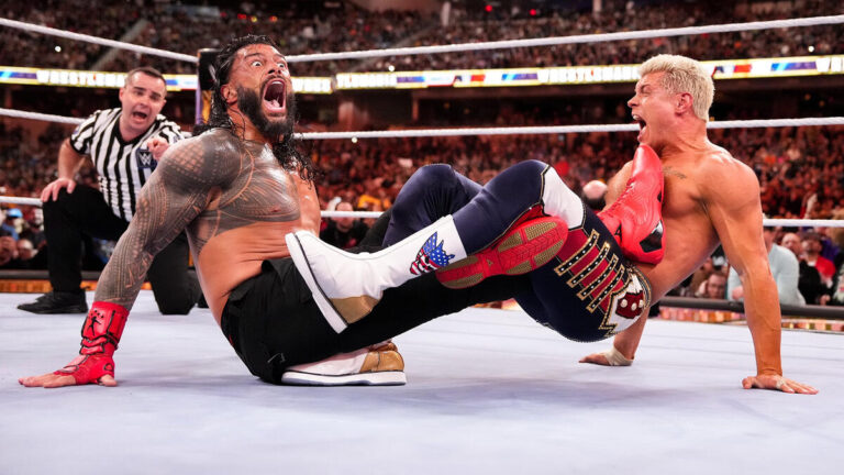 Roman Reigns Crybaby Fans WrestleMania 40 Match The Rock