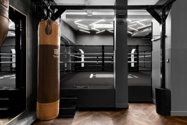 boxing ring and equipment